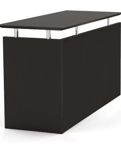 Mayline Non Handed Return, 20" D, 48-1/2" W, 29-1/2" H, Mocha Laminate