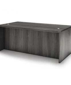 Mayline Conference Front Desk, 36" D, 72" W, 29-1/2" H, Gray Steel