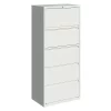 Hirsh 5 Drawer Lateral File Cabinet, White, Legal/Letter