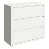 Hirsh 3 Drawer Lateral File Cabinet, White, Legal/Letter