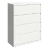 Hirsh 4 Drawer Lateral File Cabinet, White, Legal/Letter