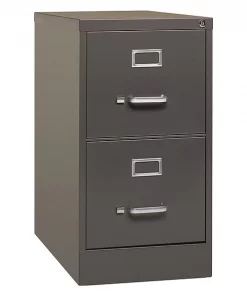 Hirsh 2 Drawer Vertical File Cabinet, Medium Tone, Letter