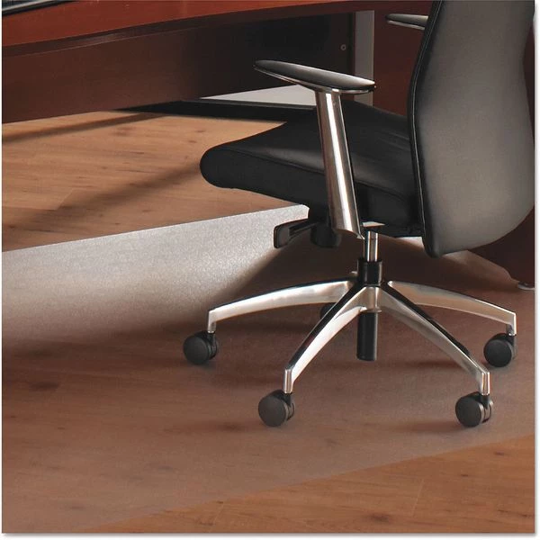Floortex Chair Mat 60"x60", Square Shape, Clear, for Hard Floor