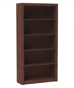 Manhattan Comfort Bookcase 1.0, 5 Shelves, Nut Brown