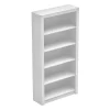 Manhattan Comfort Bookcase 1.0, 5 Shelves, White