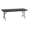 Correll, Inc. Rectangle Commerical Folding Utility Table, 30" W, 72" L, 29" H, High Pressure Laminate Top