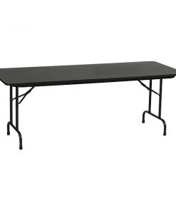Correll, Inc. Rectangle Commerical Folding Utility Table, 30" W, 72" L, 29" H, High Pressure Laminate Top