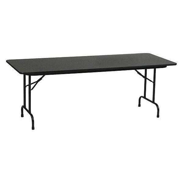 Correll, Inc. Rectangle Commerical Folding Utility Table, 30" W, 72" L, 29" H, High Pressure Laminate Top