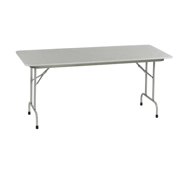 Correll, Inc. Rectangle Commerical Folding Utility Table, 30" W, 60" L, 29" H, High Pressure Laminate Top