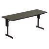 Correll, Inc. Rectangle Panel Leg Folding Seminar Training Table, 24" X 72" X 29", High Pressure Laminate Top