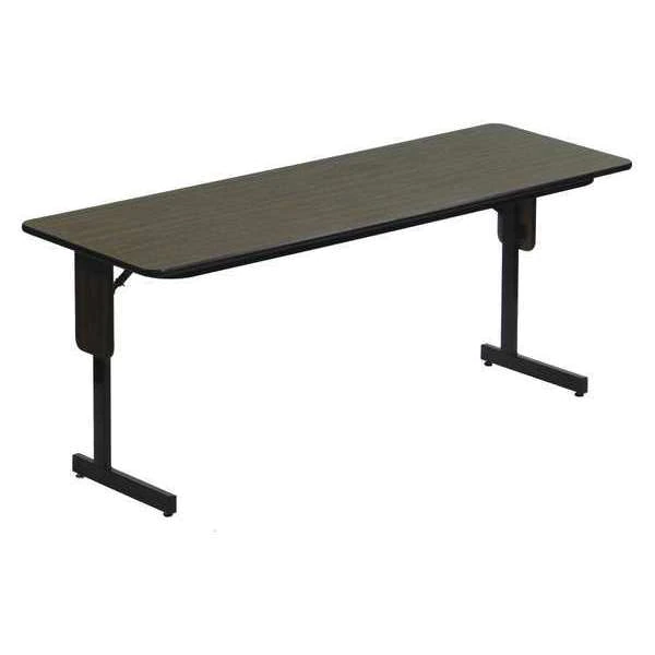 Correll, Inc. Rectangle Panel Leg Folding Seminar Training Table, 24" X 72" X 29", High Pressure Laminate Top