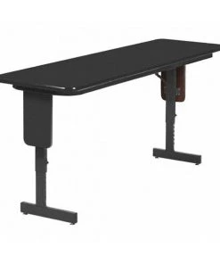 Correll, Inc. Rectangle Panel Leg Adjustable Height Folding Seminar Training Table, 24" X 72" X 29"