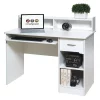 Onespace Computer Desk, 21-3/4" D, 43-1/4" W, 37-1/2" H, White, Melamine