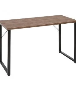 Essentials By Ofm Computer Desk, 23.62" D, 47.24" W, 29" H, Black/Brown Ash, Particle Board