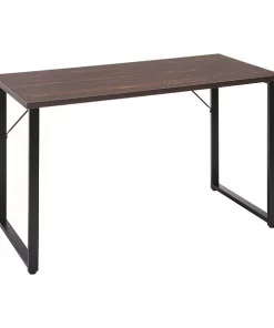 Essentials By Ofm Computer Desk, 23.62" D, 47.24" W, 29" H, Black/Wenge, Melamine Laminate
