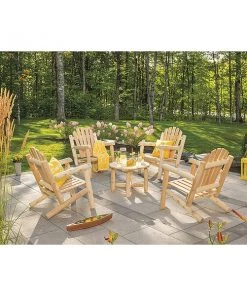 Bestar U Desk, Wht Cedar, 4Chairs/Coffee TableSet