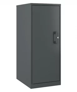 Space Solutions Storage Cabinet, Small, 3 Shelf, Charcoal