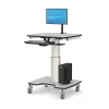 Afc Industries Mobile Telescopic Computer Cart