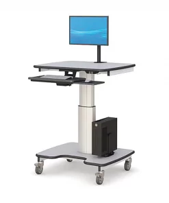 Afc Industries Mobile Telescopic Computer Cart