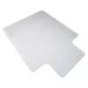 Ofm Inc Chair Mat 36"x48", Traditional Lip Shape, Clear, for Hard Floor