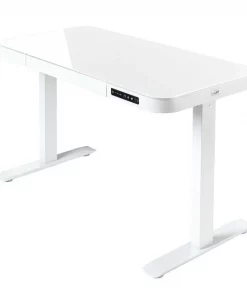 AIRLIFT Glass Electric Standing Desk, 48"
