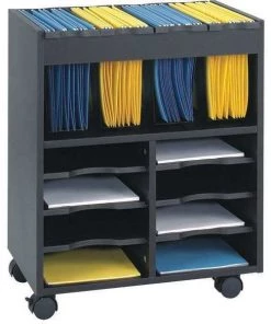 Safco Mobile Cart, Black