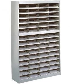 Safco Literature Organizer, 60 Compartments, Gry