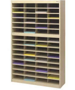 Safco Literature Organizer, 60 Compartments, TS