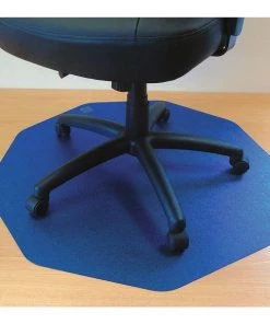 9Mat Ultimat Mat 38"x39", Workstation Shape, Blue, for Hard Floor