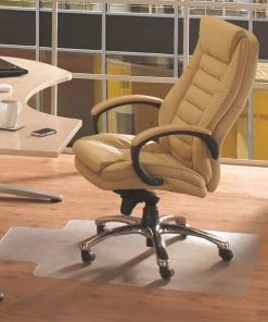 Cleartex Advantagemat Chair Mat 48"x60", Traditional Lip Shape, for Hard Floor/Carpet
