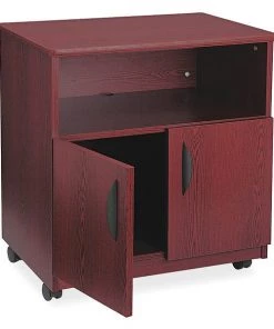 Safco Laminate Machine Stand w/Open Compartmen