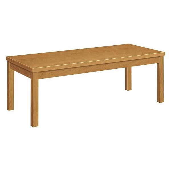 Hon Rectangle Occasional Table, 48" X 20" X 16", Harvest Top, High-Pressure Laminate