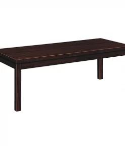 Hon Rectangle Occasional Table, 48" X 20" X 16", Mahogany Top, High-Pressure Laminate