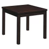 Hon Square Occasional Table, 24" X 24" X 20", Mahogany Top, High-Pressure Laminate
