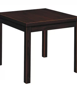 Hon Square Occasional Table, 24" X 24" X 20", Mahogany Top, High-Pressure Laminate