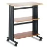 Safco PVC Laminate; Steel Muv Mobile Machine Cart, 3-Shelf, 29-1/2wX, 2 Shelves