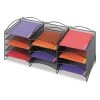 Safco Onyx Steel Mesh Lliterature Sorter, 12 Co