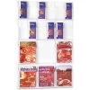 Safco Reveal Clear Literature Displays, 18 Comp