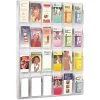 Safco Reveal Clear Literature Displays, 24 Comp