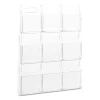 Safco Reveal Clear Literature Displays, Nine