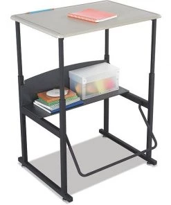 Safco 28" W, 42" H, Beige, Steel