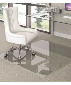 Deflecto Premium Glass Chair Mat 48"x60", Clear