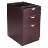 Boss Deluxe Pedestal-Full, Box/Box/File, 15.5"Wx22"D, Mocha