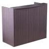 Boss Reception Desk, 48" W, Laminate Base, Laminate Frame, Driftwood Base, Driftwood Frame, Driftwood