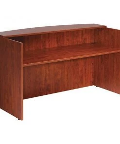 Boss Reception Desk, 71W X 30/36D X 42H, Cherry