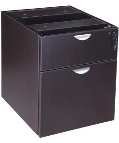 Boss Pedestal, 2 Hanging, 3/4 Box/File, Mocha