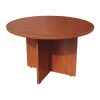 Boss Round Table, 47", Cherry