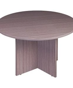 Boss Round Table, 42", Driftwood