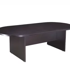 Boss Race Track Conference Table, 95"Wx43"D, Mocha