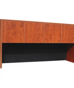 Boss Hutch With Doors, Cherry, 71"x15"x36"